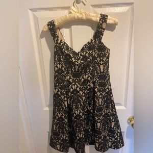 Excellent Used Condition - Francesca’s Black Lace Dress - Size S